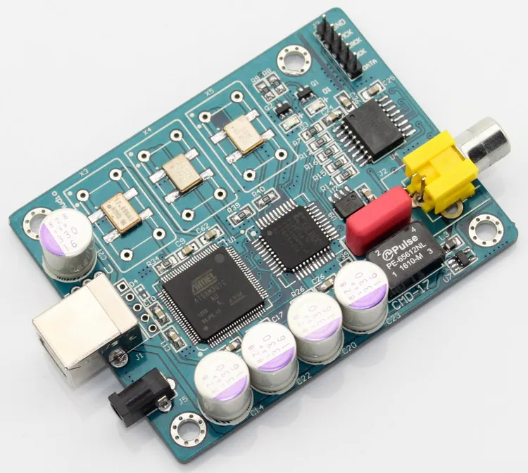 Италия Amanero USB цифровой интерфейс IIS ATSAM3U1C XC2C64A + WM8805 коаксиальный выход I2S Формат DSD