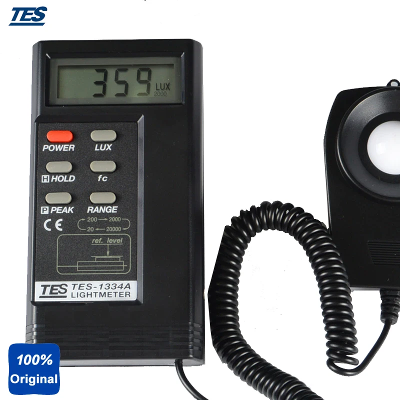 Портативный Измеритель освещенности цифровой измеритель люкс тестер 1334a|tester