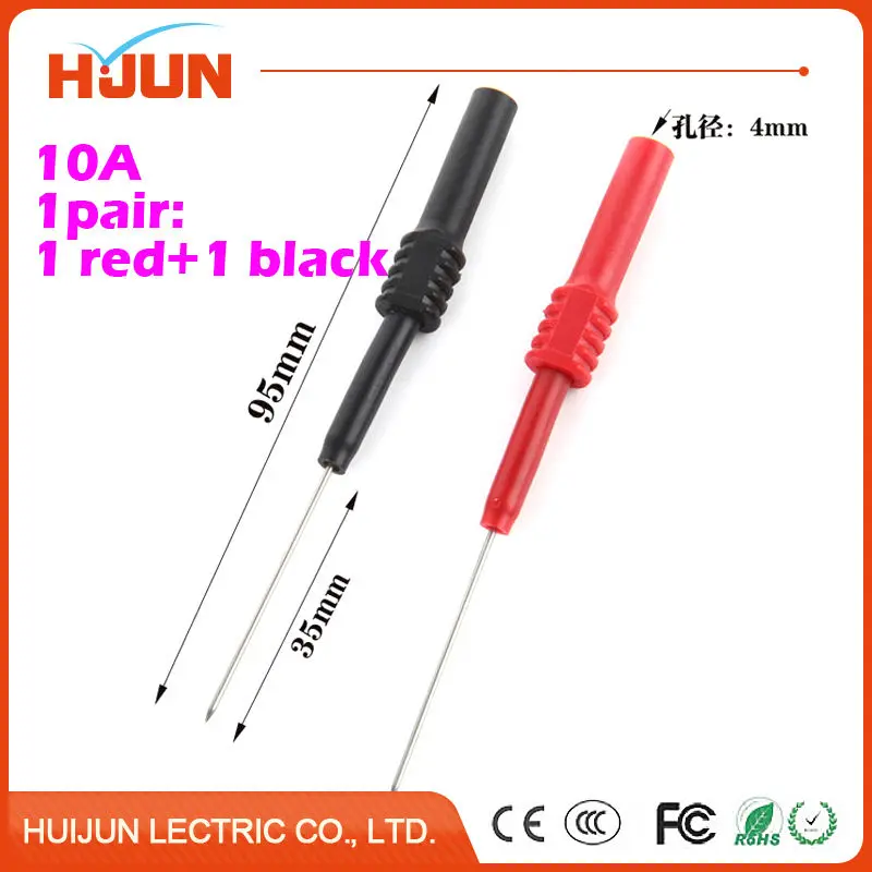 2 шт. пружинные Щупы для мультиметра из нержавеющей стали|spring connector|connector wireconnector