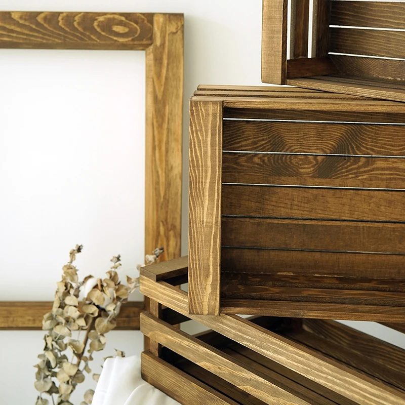 Деревянный стеллаж для хранения торта SWEETGO коричневый стол инструменты