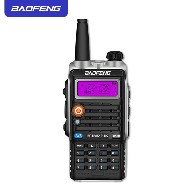 Рация Baofeng UVB2 Plus UV-B2, водонепроницаемая Двухдиапазонная радиостанция VHF/UHF, двухстороннее переговорное устройство, Любительское радио, порта...