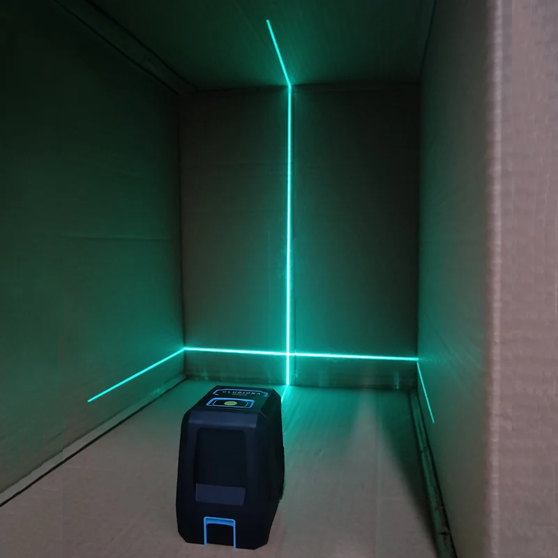 Green beam laser Сертификат CE защита от падения пальмовый крест лазерные линии самонивелирующийся приемник OK уровень лазер 360 Поворотный с магнитным кронштейном - Цвет: Green beam laser