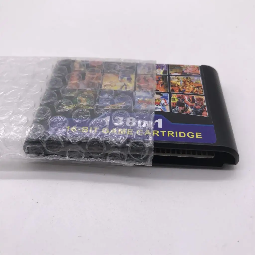 Лучший игровой картридж 138 в 1 16 бит MD игровая карта для sega Mega Drive Genesis оригинальной