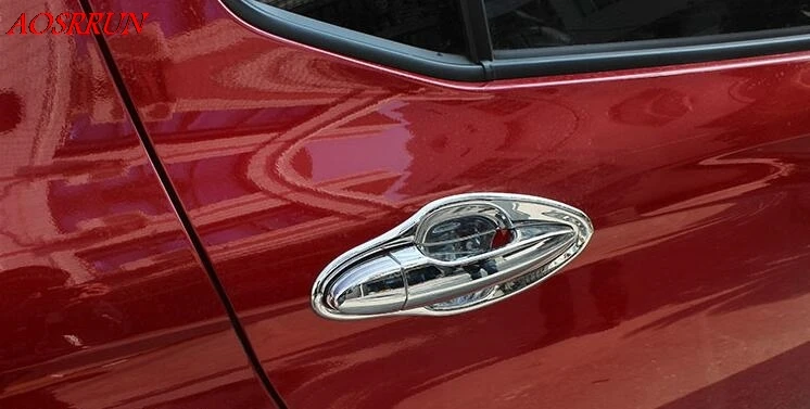 8 шт. ABS Автомобильная дверная ручка наручные Декоративные Чехлы накладка наклейка подходит для lifan X50 авто-Стайлинг авто аксессуары