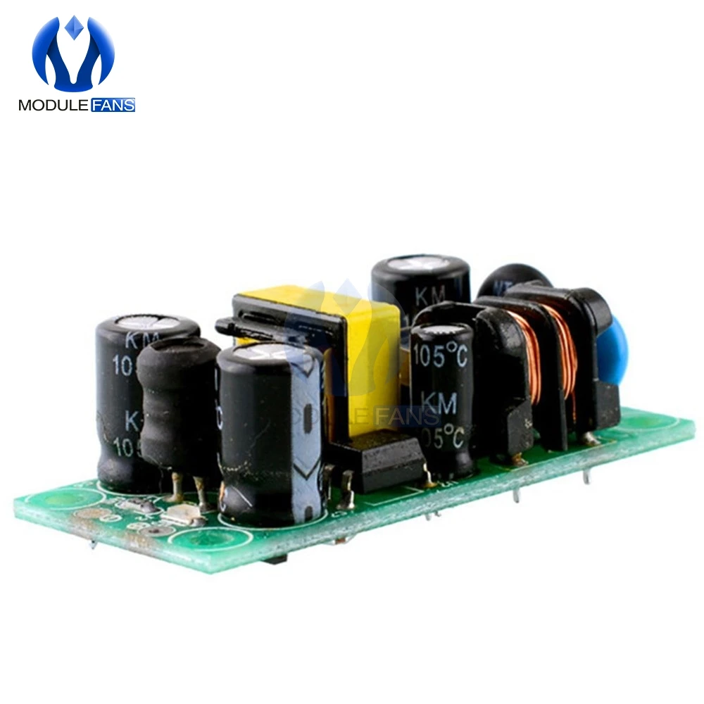 AC DC понижающий преобразователь Питание конвертер изоляции модуль питания 12V 5V 500mA