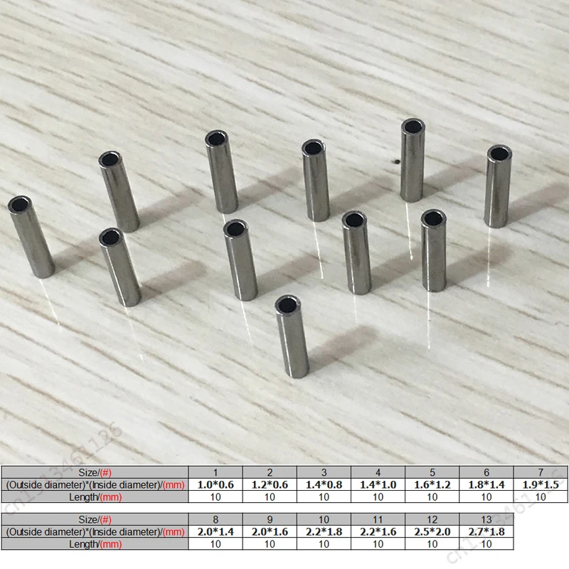 2000 шт. медные трубки для рыбалки | Спорт и развлечения