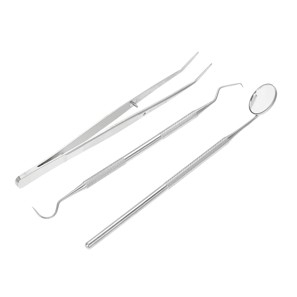 Набор инструментов для гигиены полости рта из нержавеющей стали|dentist teeth|dental hygiene