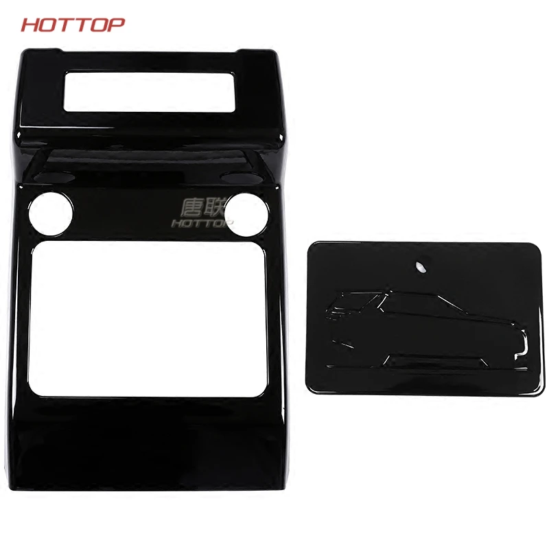Rear Row Air Conditioning Vent Outlet Cover Trim Accessory FIT For Land rover Discovery 5 2017 2018 Gloss Black ABS Chrome | Автомобили и