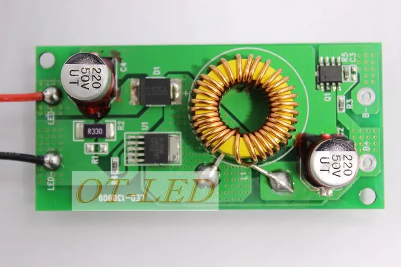 Светодиодный драйвер для прожектора высокой мощности 1 шт. 12 В 24 20 Вт 30 36 в 700 мА