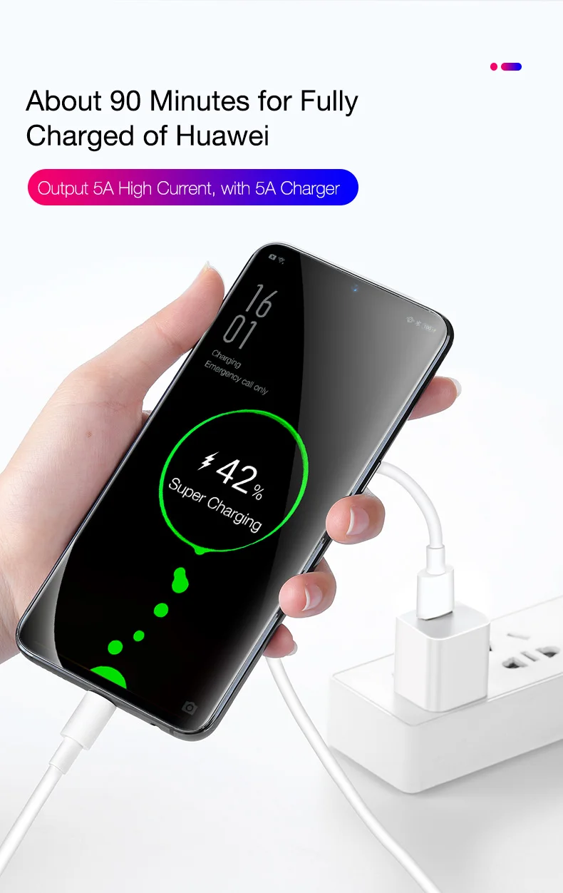 Кабель Cafele 5A для быстрой зарядки type-C для huawei mate 20 P20 Pro Xiaomi Mix 2 2S Quick Charge USB кабель для samsung S9 OnePlus 6