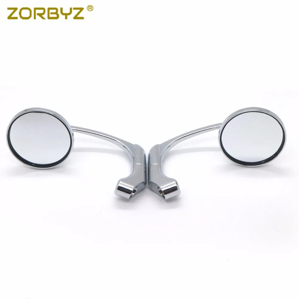 ZORBYZ 1 шт. мотоциклетные ретро круглые боковые зеркала заднего вида для GN125 кафе