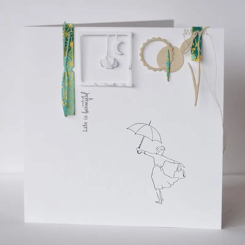 Металлические режущие штампы в форме сердца овальная форма тиснение трафарет