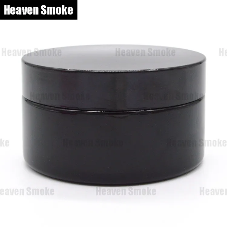 100ml wide mouth 5 до 200 мл Черный Ультрафиолетовый стеклянный контейнер для воска масло УФ контейнер для красок BHO банки для концентрата герметичная Предотвращающая появление запаха травы шлифовальный контейнер - Цвет: 100ml wide mouth