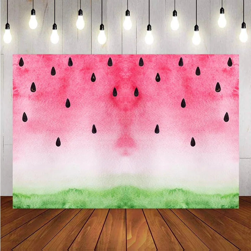 

Newborn Baby Photography Background Summer Watermelon Painting Fruit Party Backdrop Decor Photocall Banner Backdrop Photo Studio