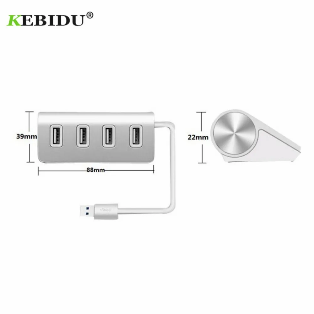Портативный usb концентратор kebidu 4 порта высокоскоростной USB расширитель