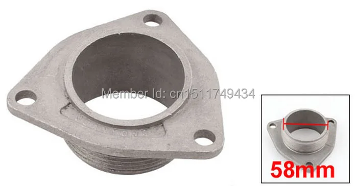 2.28&quot Male Thread 2&quot Inlet Dia Flange Gasoline Water Pump Connector | Обустройство дома