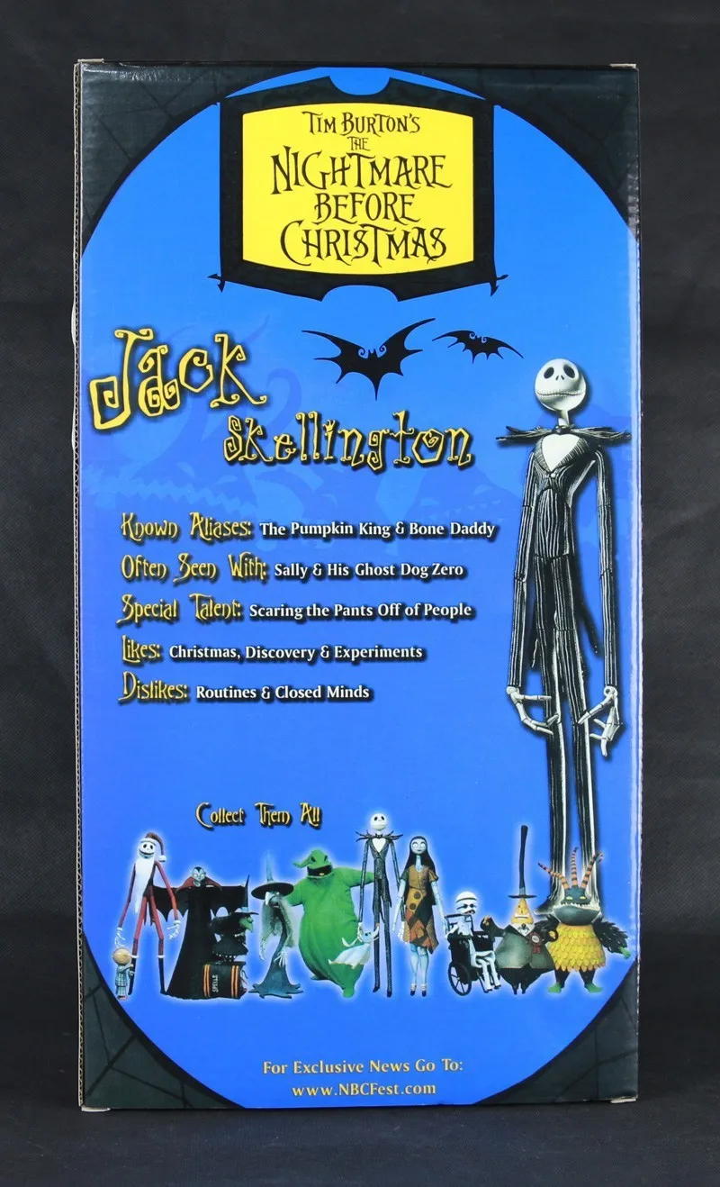 35 см 12 Faccia Джек Скеллингтон Figura Animazione Кошмар перед Рождеством Henry Selick Tim Burton экшн