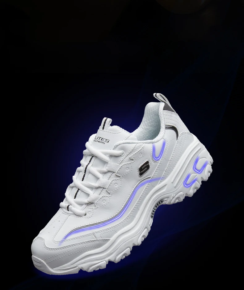 Skechers/повседневная мужская обувь; удобная дышащая уличная прогулочная обувь; Tenis Masculino Adulto; мужские кроссовки на плоской подошве; 52676-WBK