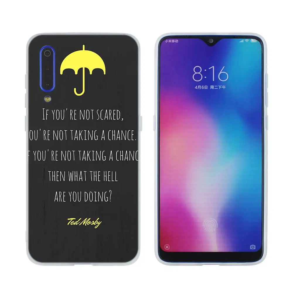 Soft picture 14 Чехол для телефона Xiao mi cc 9 mi 9 8 A2 Lite SE A1 f1 6 6X 5X MAX 3 mi X 2S Cover mi 9 mi 8 how i met My mother himym quotes - Цвет: Soft picture 14