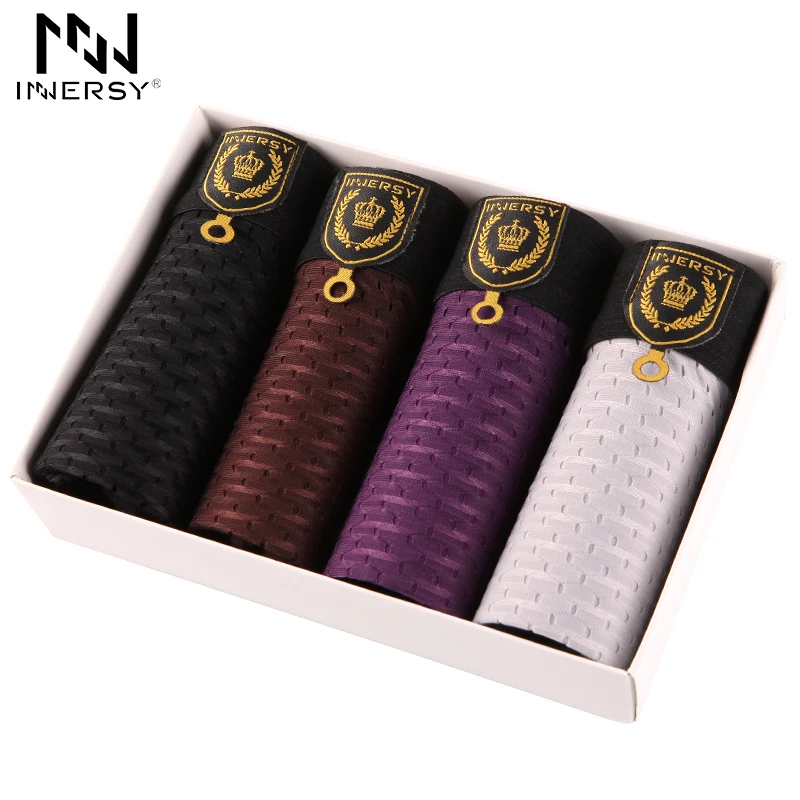 Нижнее белье Innersy мужское 4 шт./набор боксеры из модала для мужчин с вентиляцией