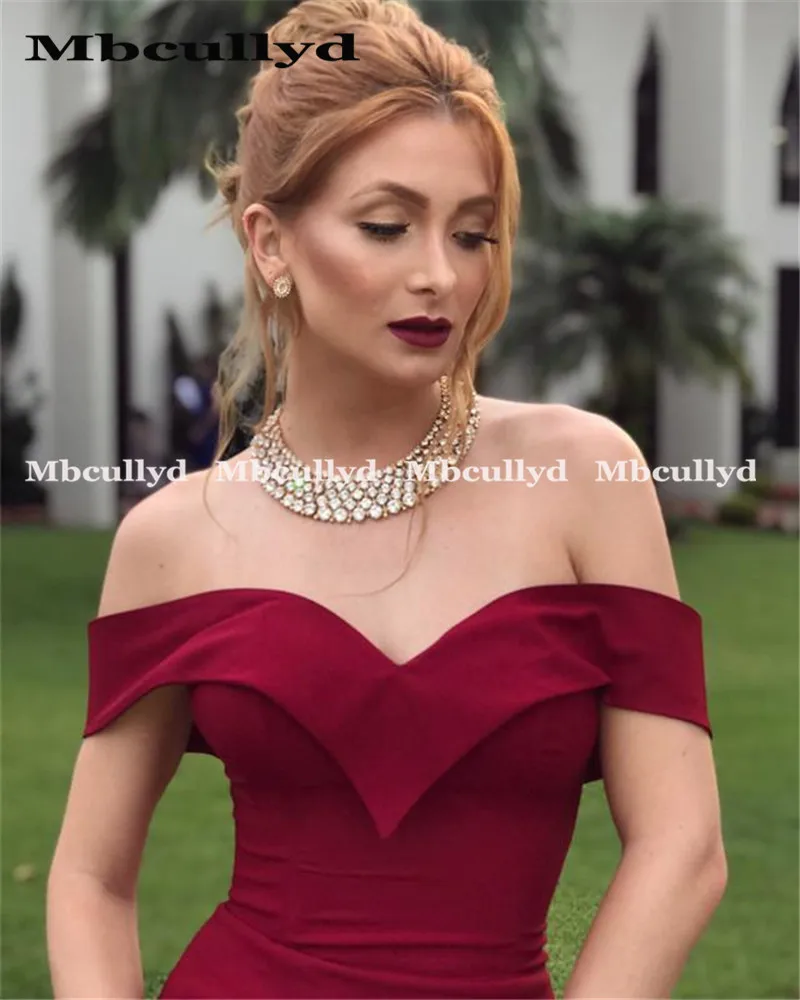 Mbcullyd сексуальное платье подружки невесты с разрезом для женщин 2020 Элегантное