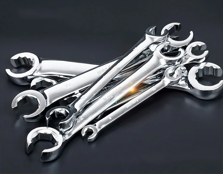 1pcs 6-27mm Double Headed Metric Open End Wrench Six Angle Special Metal Wrenches for Oil Pipe Tubing Spanner Auto Repair Tools |