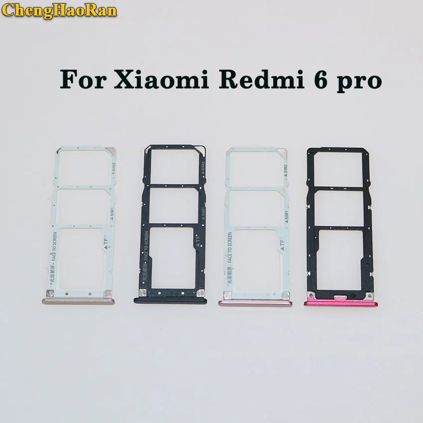 Лоток для SIM карты ChengHaoRan разъем держателя xiaomi redmi 5 5A PRO PLUS 6 6A PRO|Соединители| |