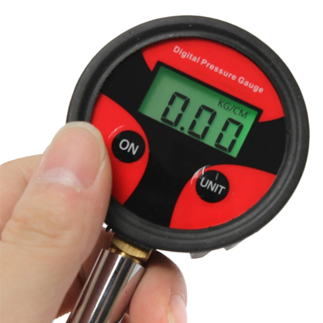 Шаровая Головка универсальная шина LCD цифровой манометр инструмент 0-200PSI