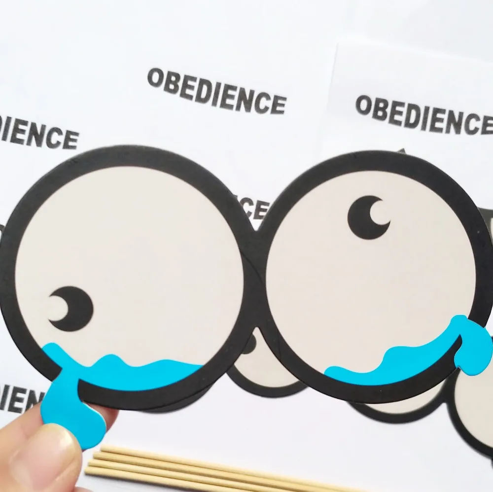 Послушание 4 шт./компл. Забавный круглый Детский рюкзачок глаза детский душ DIY