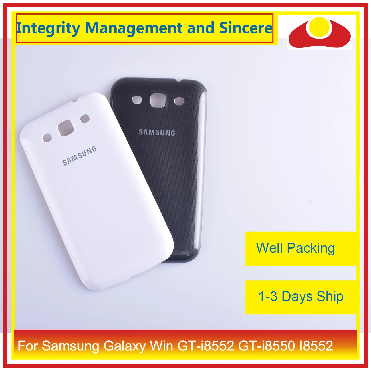 Для samsung Galaxy Win GT-i8552 GT-i8550 I8552 I8550 корпус батарея Дверь задняя крышка корпус замена корпуса