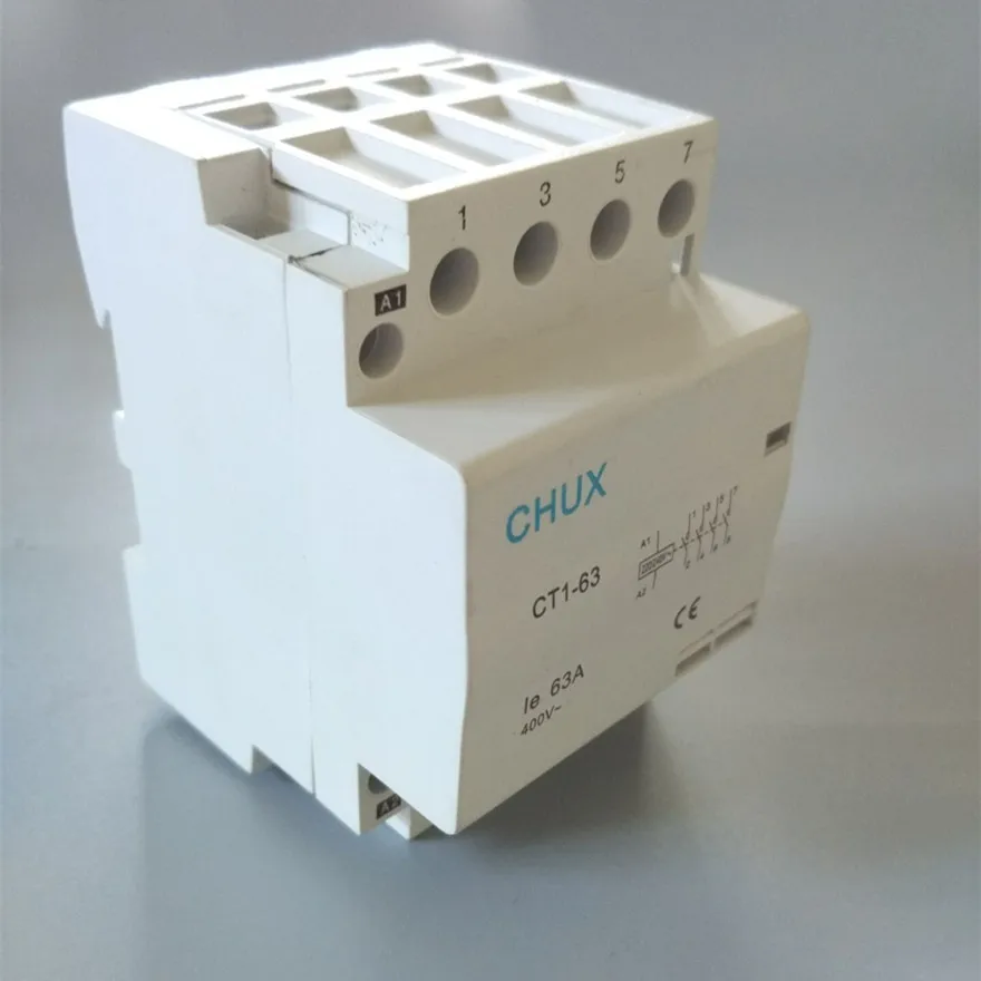 2NO + 2NC 4P CT1 63A 400v 50/ 60HZ Din rail AC контактор для дома | Обустройство