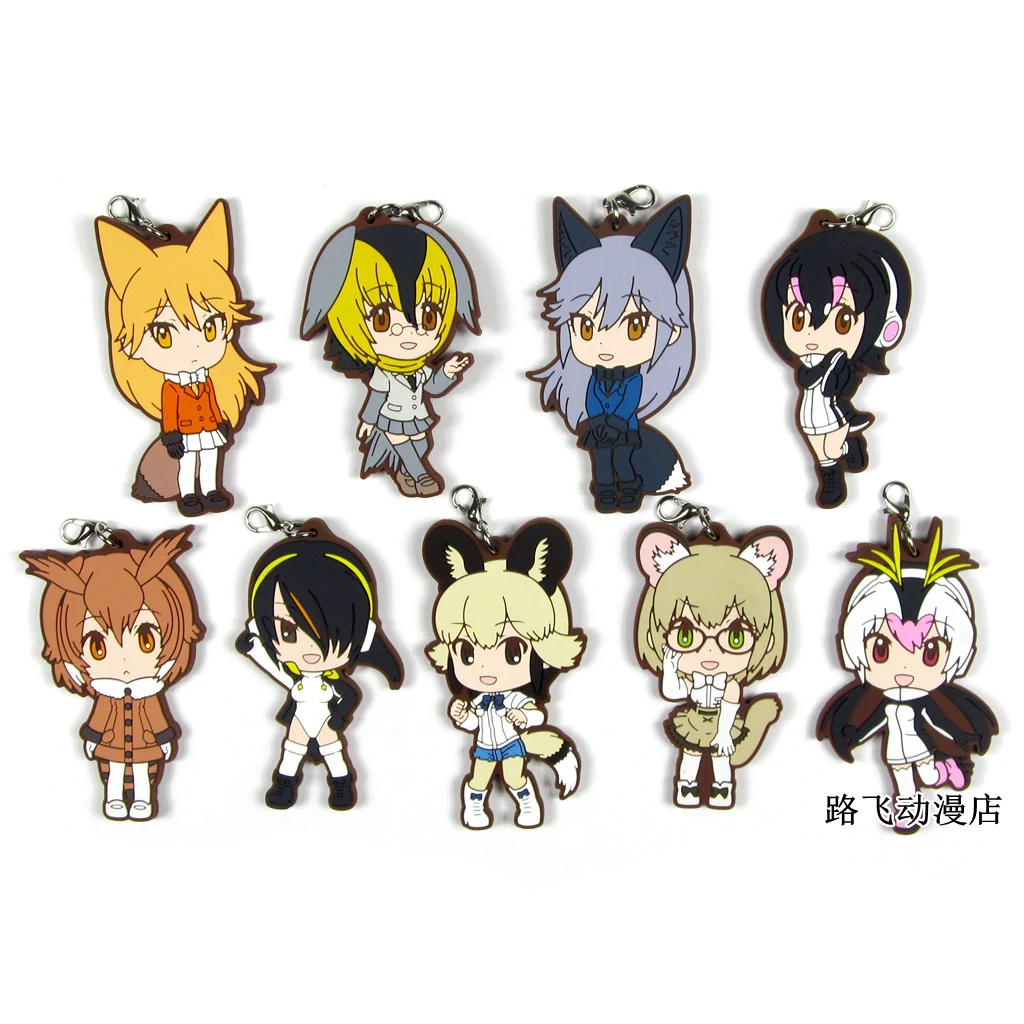 Kemono Friends Королевский Пингвин Aptenodytes Forsteri аниме модель Фигурка мобильный телефон школьный резиновый брелок Подвеска 6 см