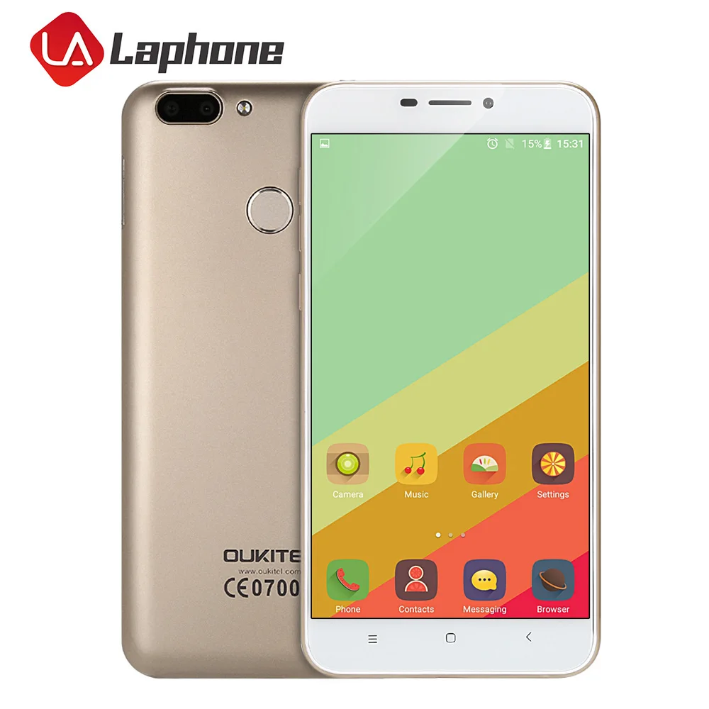 Oukitel U20 плюс 4 г Phablet 5.5 дюймов IPS Экран Android 6.0 mtk6737t ядра 2 ГБ Оперативная память 16