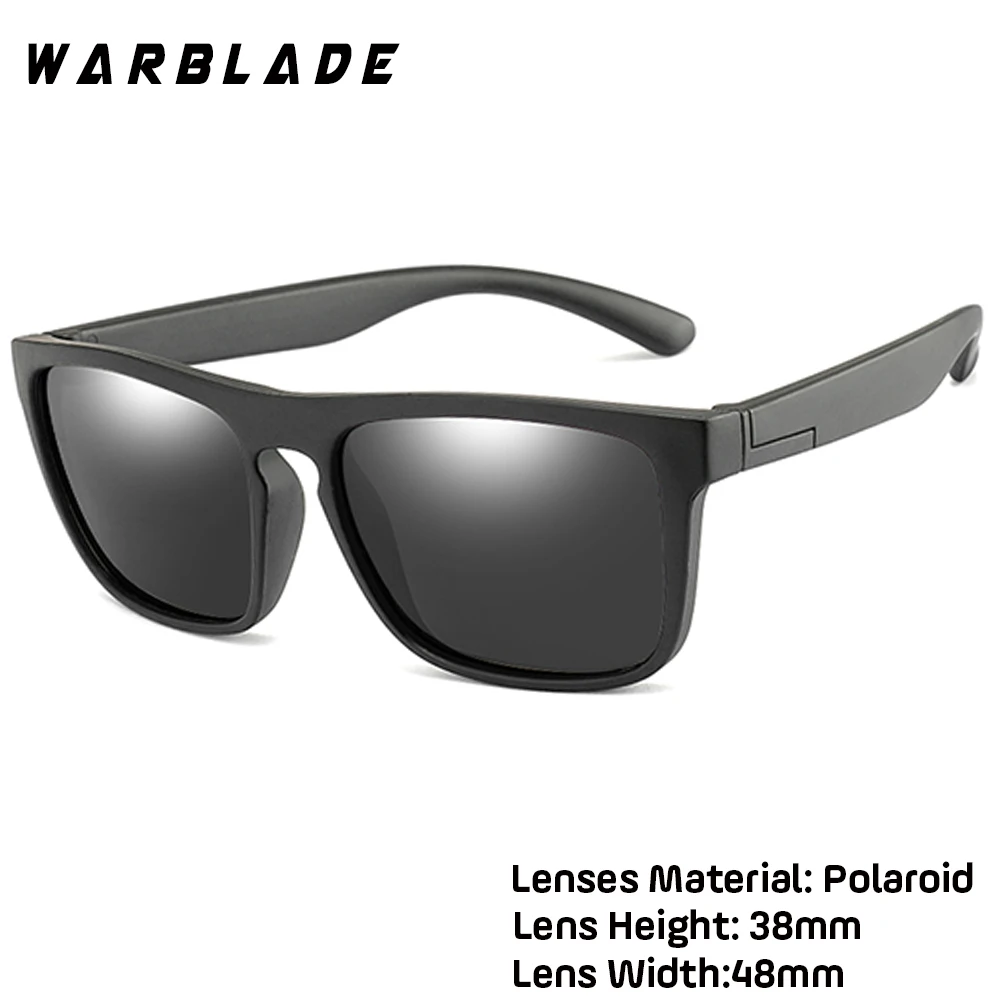 WarBLade, Детские поляризованные солнцезащитные очки, модные солнцезащитные очки в форме сердца для мальчиков и девочек, UV400, гибкие защитные очки - Цвет линз: black gray R03