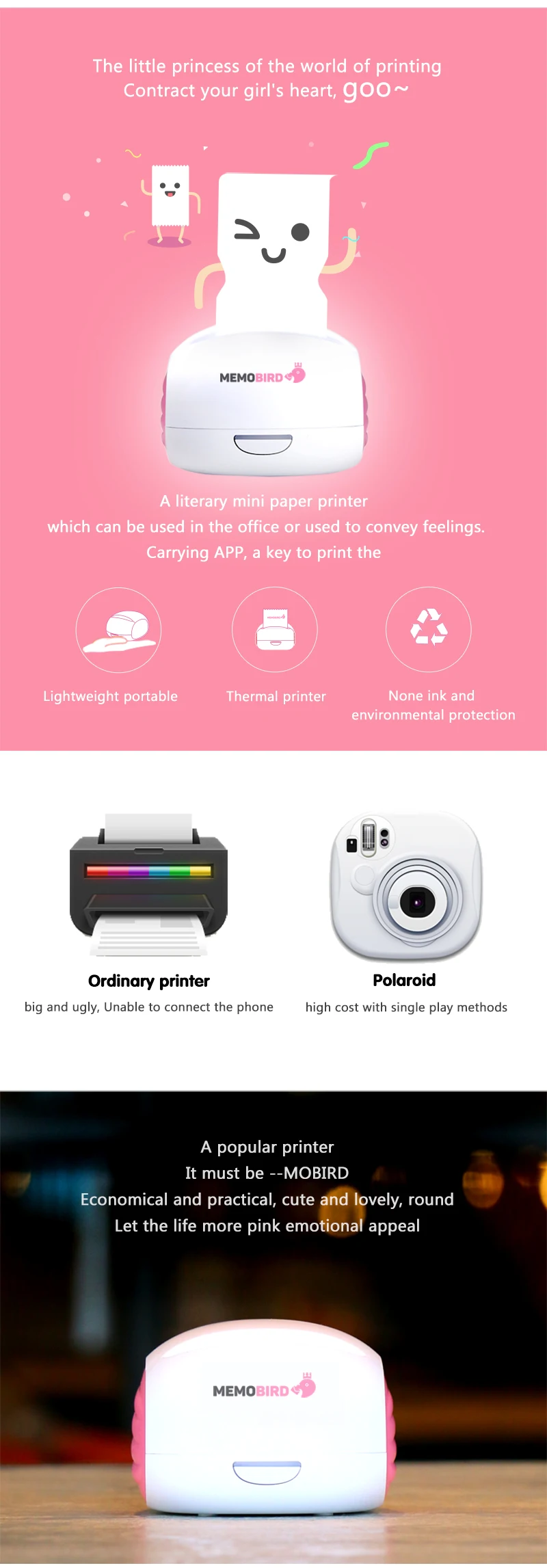 MEMOBIRD G2 Wifi Термопринтер для печати этикеток портативный принтер для печати фото беспроводной карманный Wifi фотопринтер JEPOD