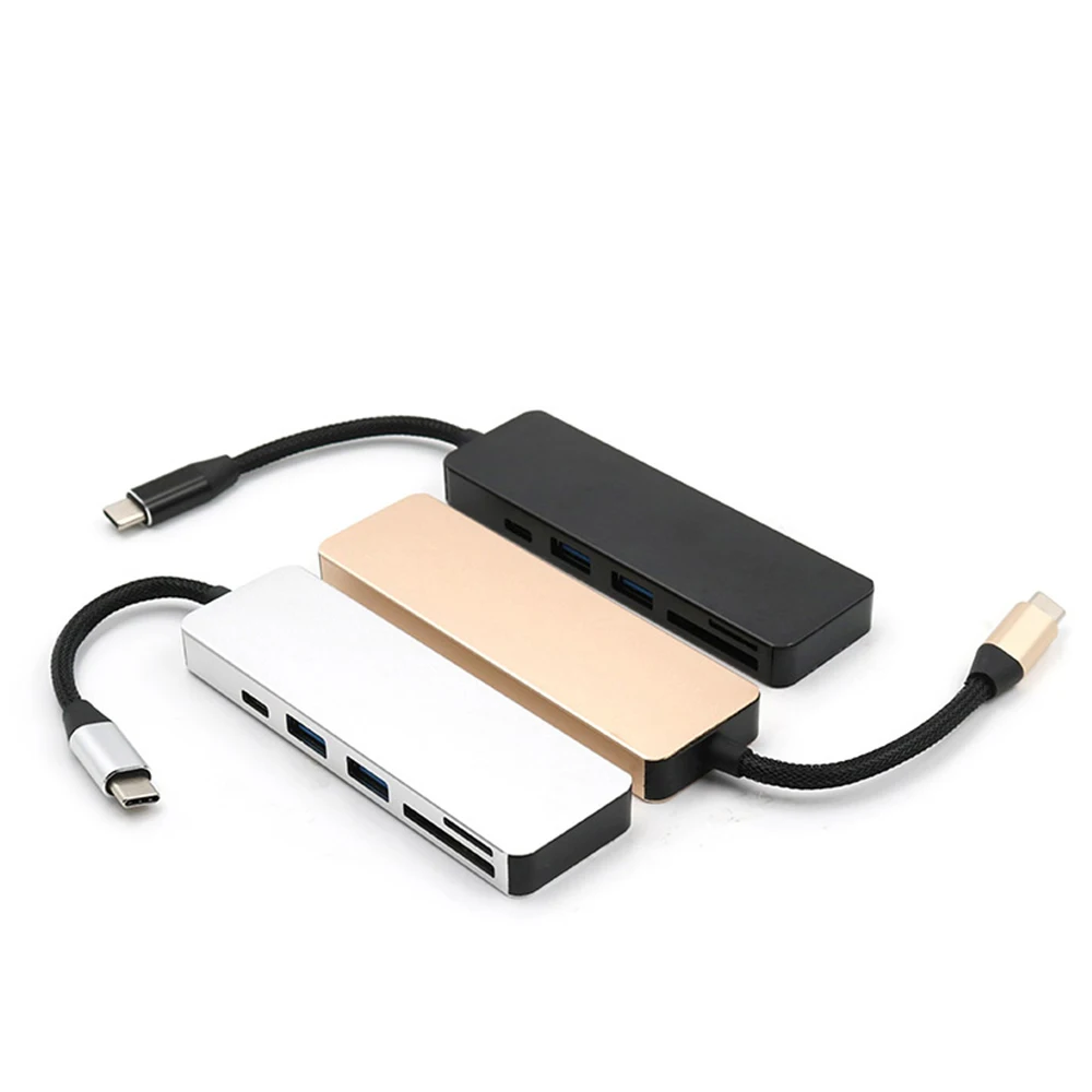 1 шт. 5 в Тип C OTG 2 USB 3 0 Порты для концентратора SD/TF Multi карты Combo ПК MacBook Мобильные
