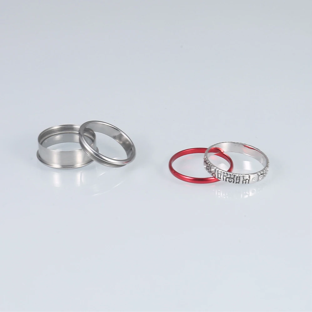Dicsgee Boho Jewelry Trendy Stainless Steel Rings For Women Fashion Interchangeable Inner Anel Femme Bijoux Bague | Украшения и