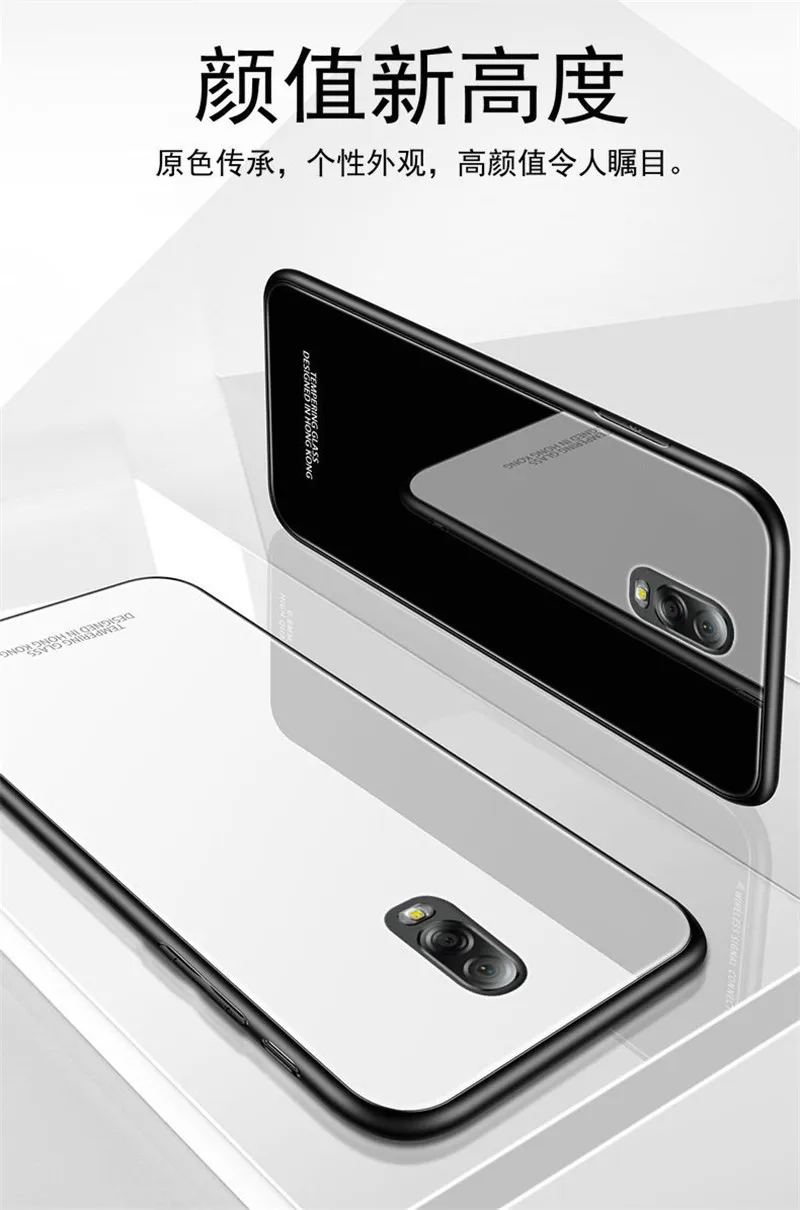 Для samsung Galaxy A70 A50 A40 A30 A20 A20E A10 A9 A9S A8 A8S A8+ A7 закаленное Стекло магнитное кольцо кронштейн чехол Чехол