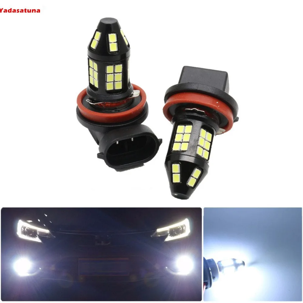 Комплект из 2 предметов рост от 80 Вт 40smd 3030 H8 H11 DRL Противотуманные лампы
