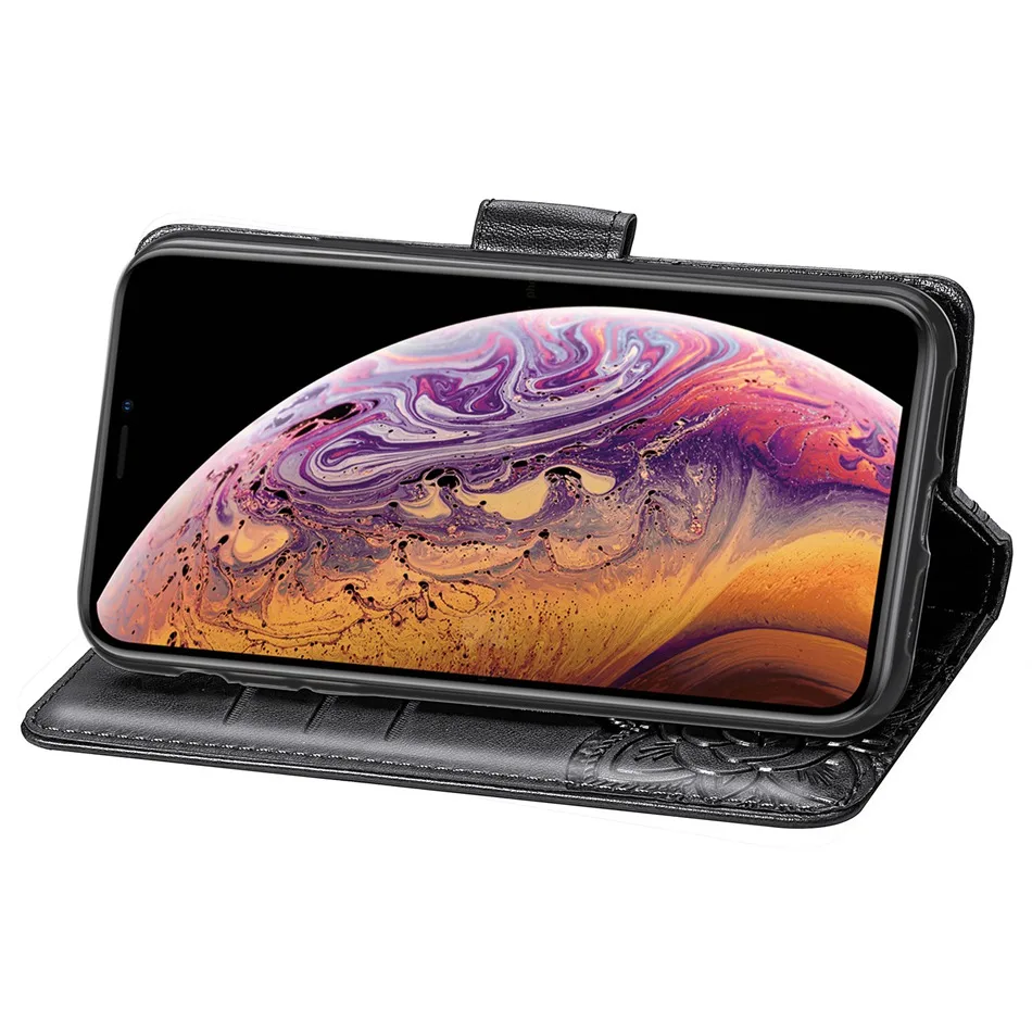 Кожаный чехол-книжка для iPhone 11 Pro XS MAX XR X 8 7 6 6S Plus чехол-накладка чехол для телефона s для iPhone 8 Plus 11 Pro Max