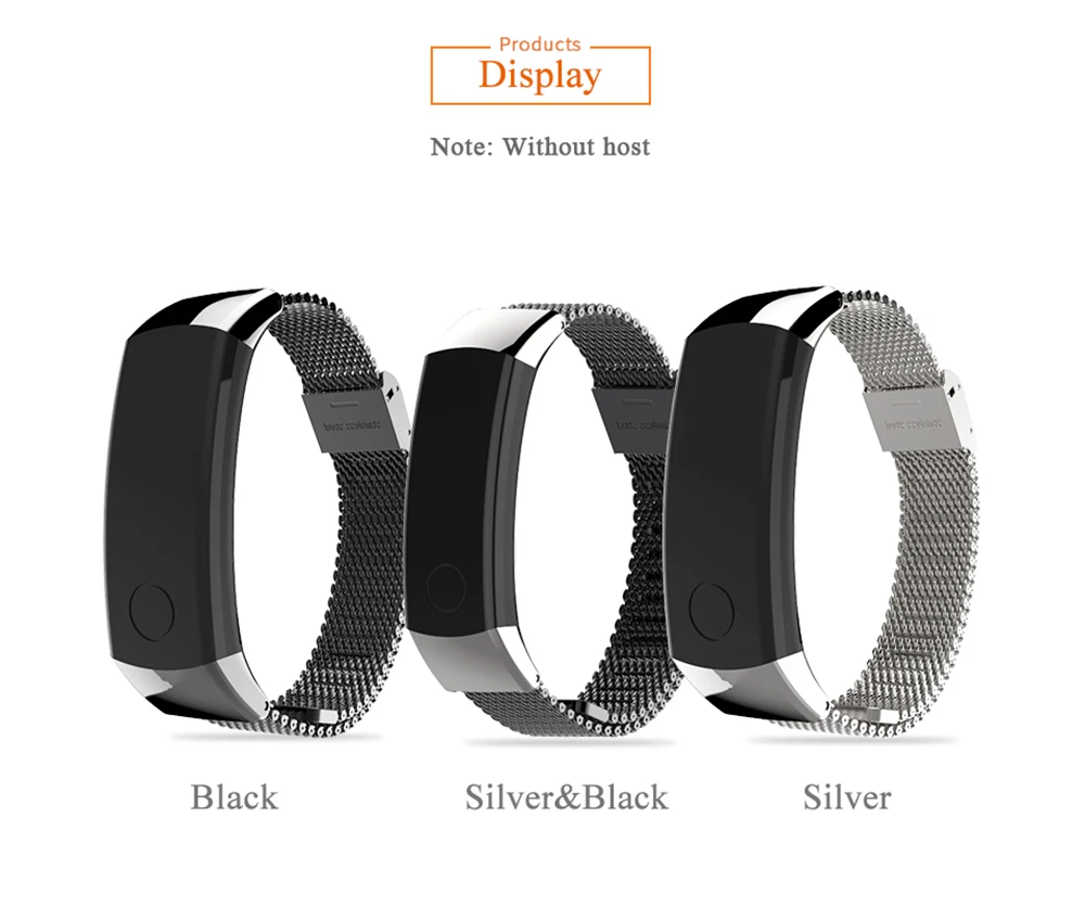 Ремешок для Honor band 3, металлический браслет, браслет, ремешок, сменный ремешок для huawei Honor Band 3, умный Браслет