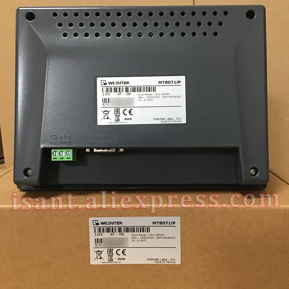 MT8071iP Weintek HMI 7 дюймов сенсорный экран Панель, встроенный Ethernet( и