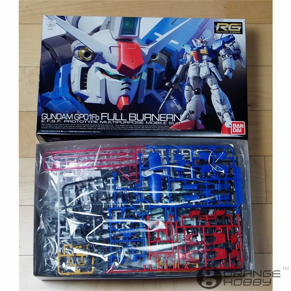 OHS Bandai RG 13 1/144 RX-78 GP01fb полный burподарок комплект для сборки мобильного костюма Gundam oh