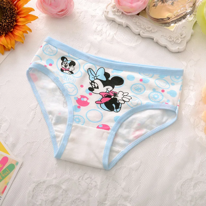 2 шт./лот трусы для маленьких девочек детское нижнее белье из хлопка с рисунком