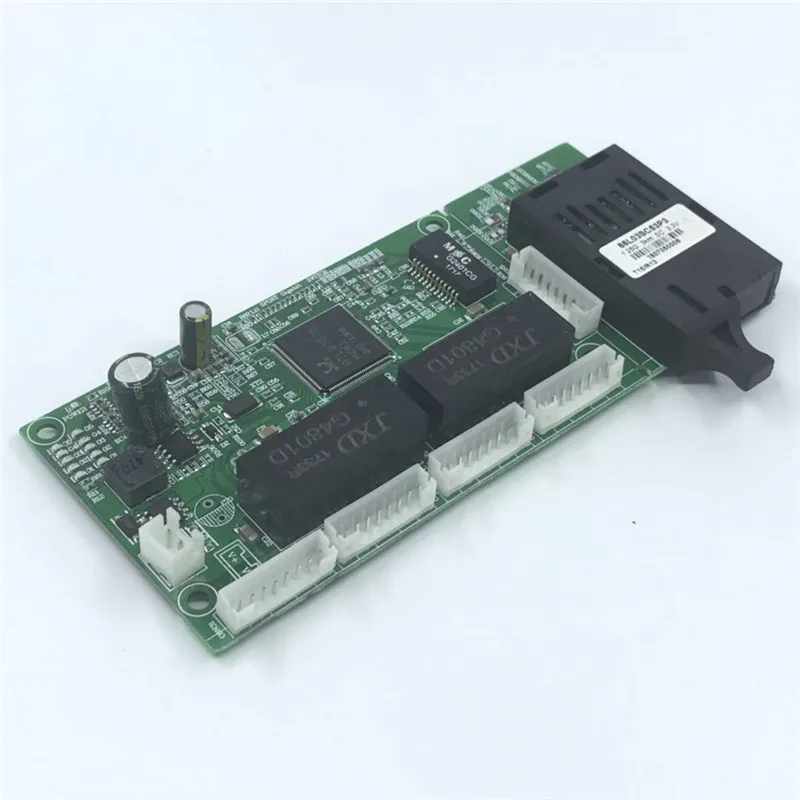 5 портовый полный гигабитный волоконно оптический коммутатор Ethernet 1 одномодовый