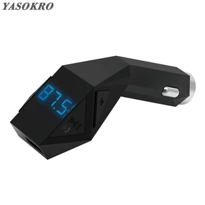 fm transmitter modulator music player support tf card u disk emergency hammer wireless bluetooth car kit usb car charger free global shipping