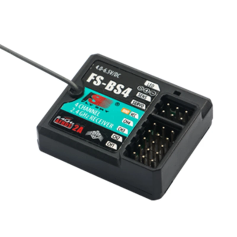 Оригинальный Flysky FS GR3E GR3F BS4 BS6 iA4B BS3 FGr4 FGr4S 2 4 ГГц 4CH для RC автомобилей передатчик Traxxas
