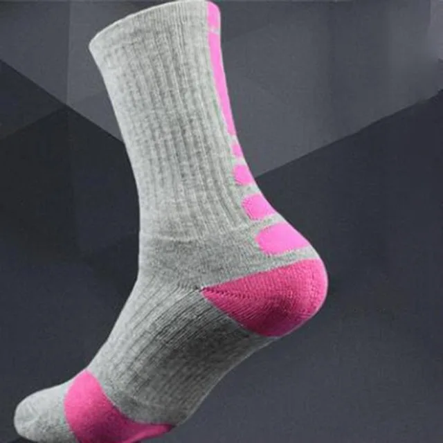 New High Quality Men Elite Running Socks Men Basketball Cycling Socks Compression Socks Cotton Towel Bottom Men's socks - Цвет: Style 6