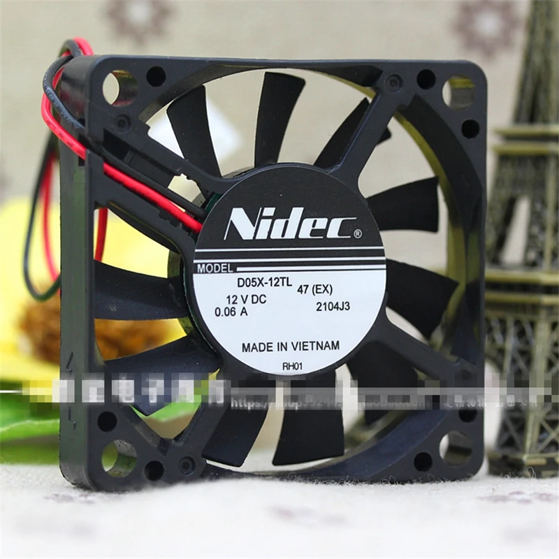 ANS все новые полу ко Бесплатная доставка NIDEC D05X-12TL DC 12V 0.06A 5010 5 см 50 мм супер тихий