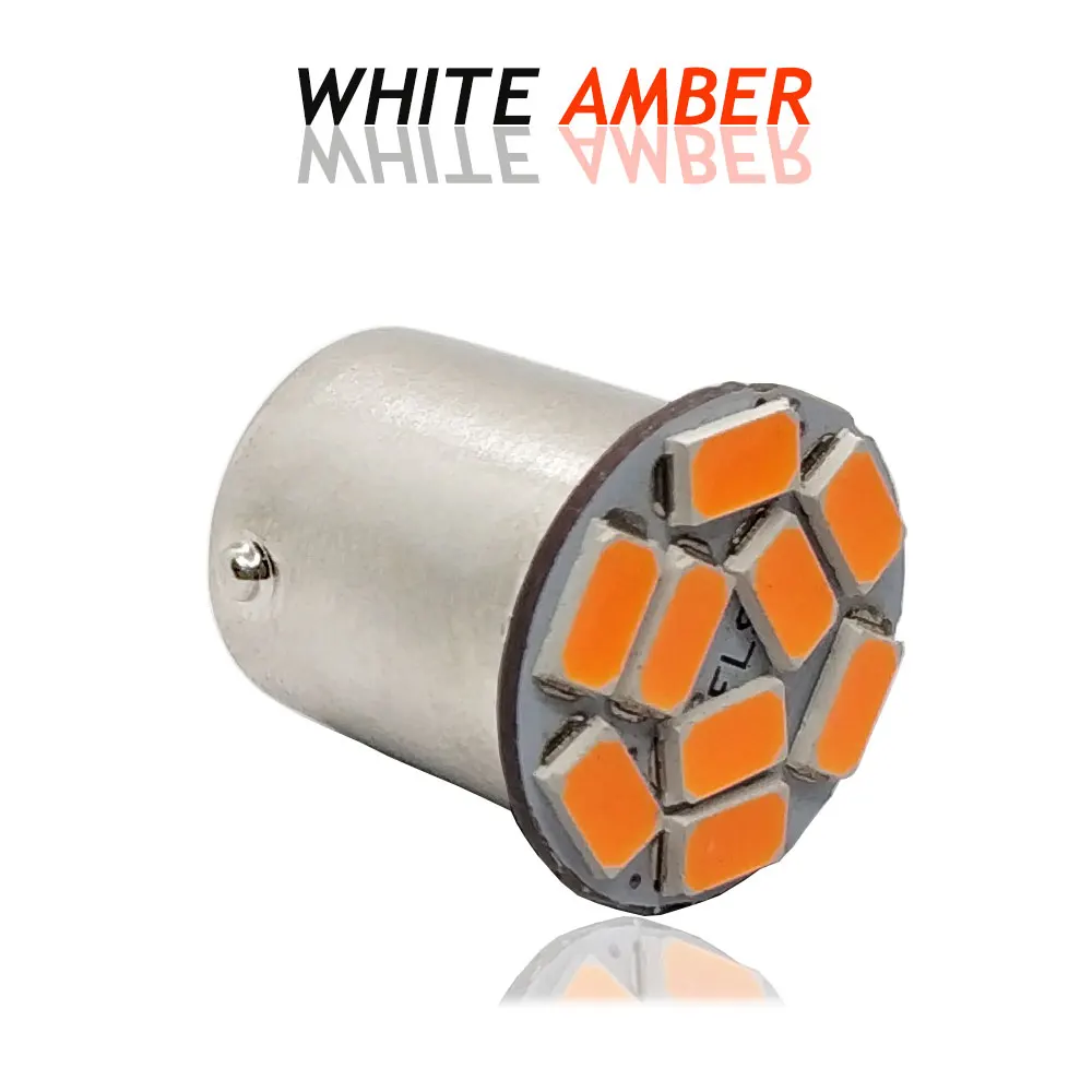 10 шт. BA15S 5630 9SMD светодиодный P21W 1156 светодиодная лампа S25 R5W ные автомобильные лампы